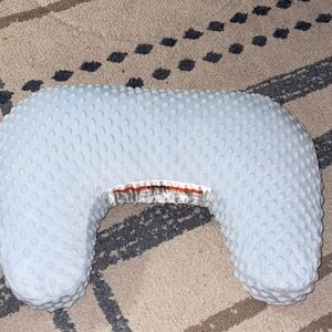 Light Blue Minky Textured Nursing Pillow Cover